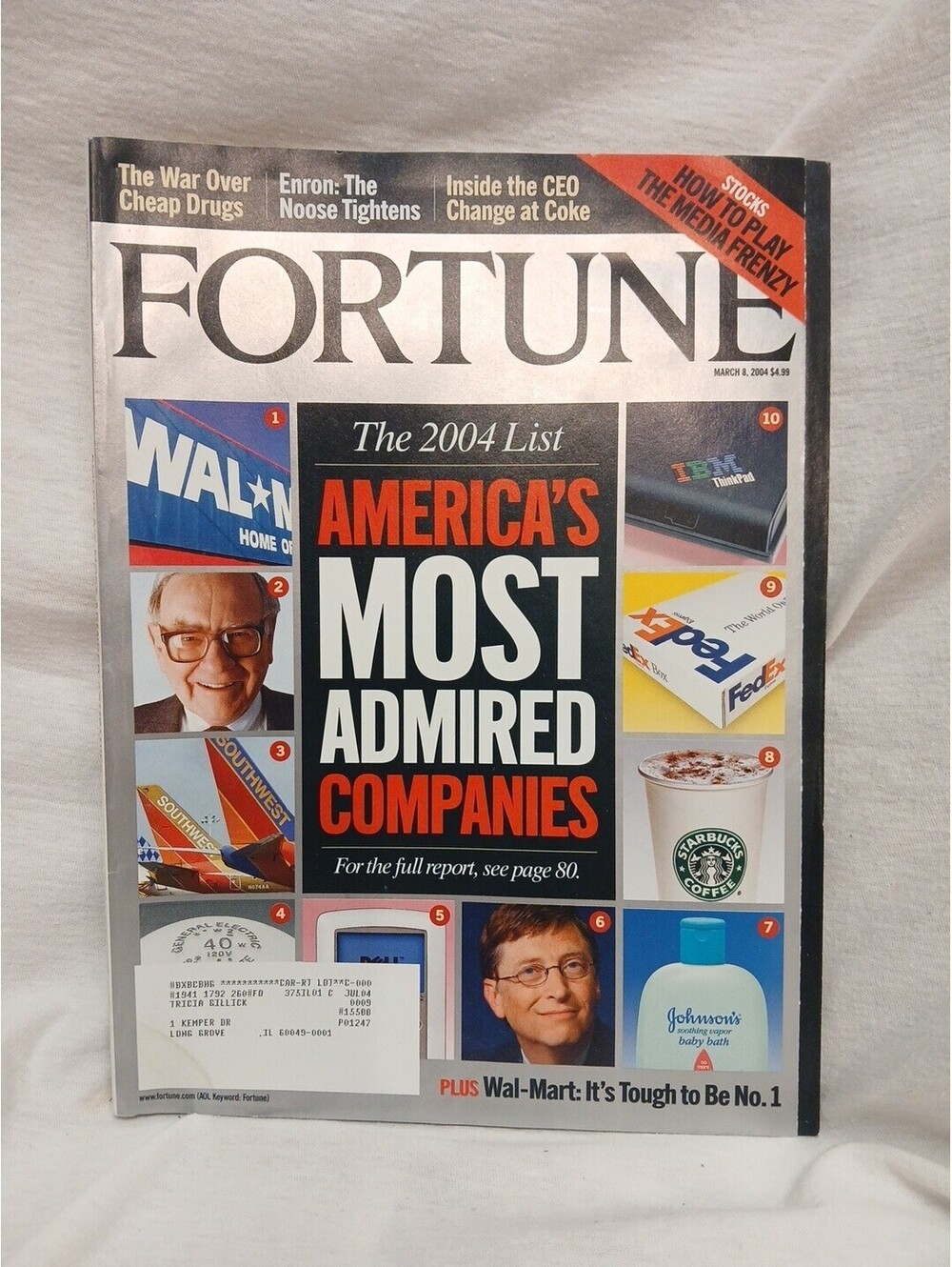 MARCH 8 2004 FORTUNE MAGAZINE, BILL GATES, RUPERT MURDOCH, WAL-MART, STARBUCKS